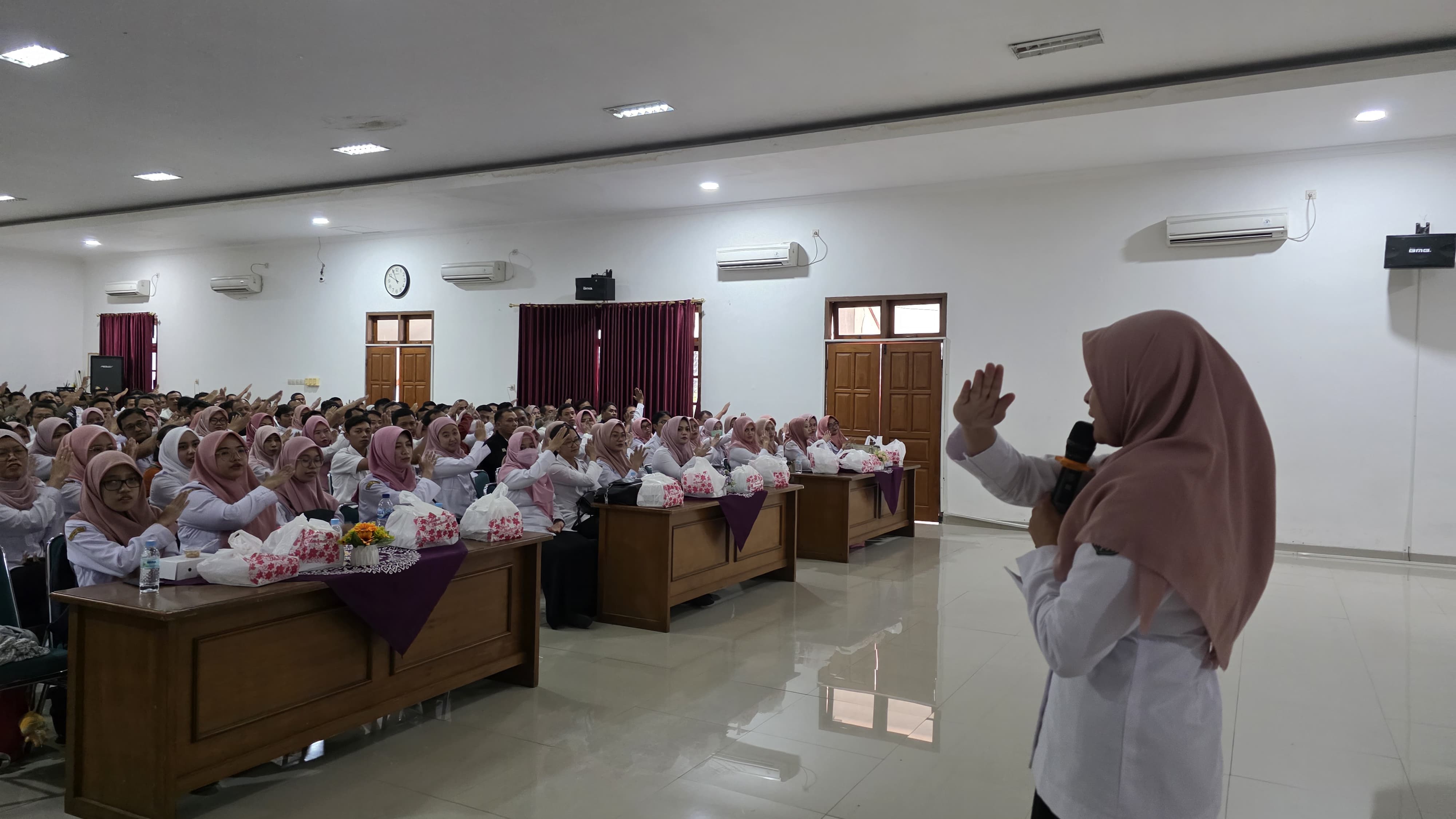 Pengarahan CPNS & PPPK Formasi 2024 Dalam Rangka Pelaksanakan Tugas Sebagai Tim Relawan Kebersihan Pemerintah Kota Madiun