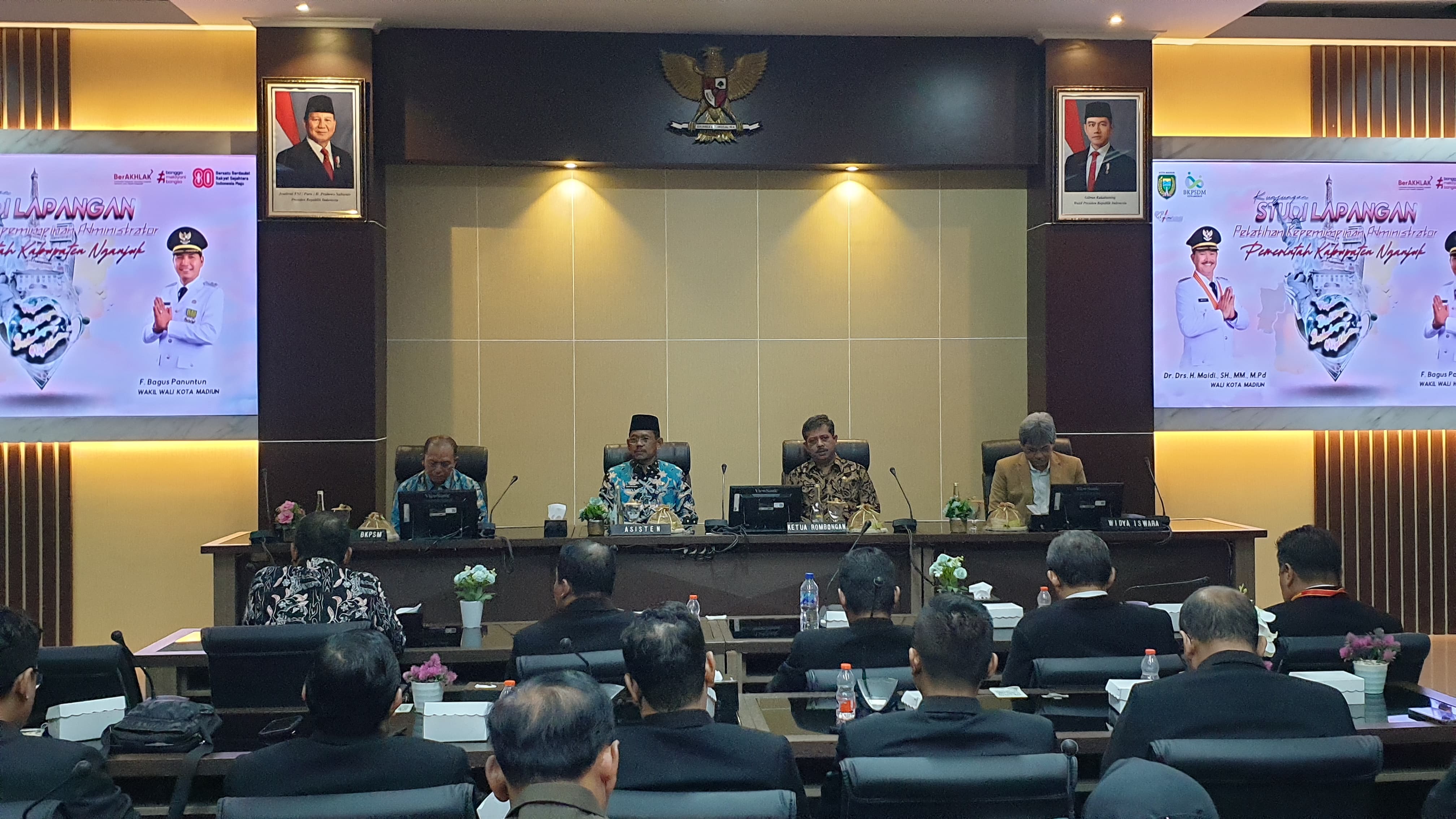 Poster Studi Lapangan Pelatihan Kepemimpinan Administrator (PKA) BKPSDM Kabupaten Nganjuk di Pemerintah Kota Madiun